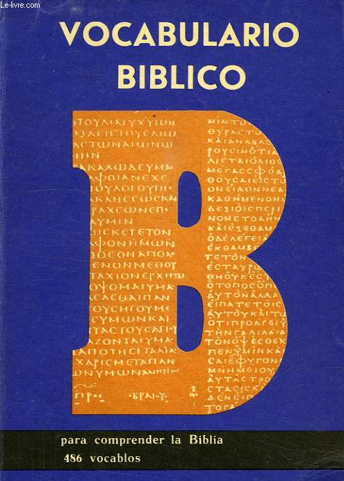 VOCABULARIO BIBLICO