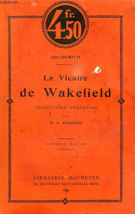 LE VICAIRE DE WAKEFIELD