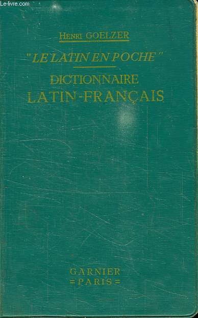 LE LATIN EN POCHE, DICTIONNAIRE LATIN-FRANCAIS