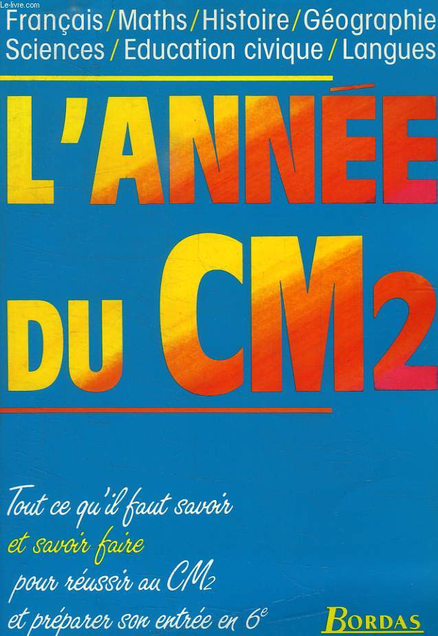 L'ANNEE DU CM2