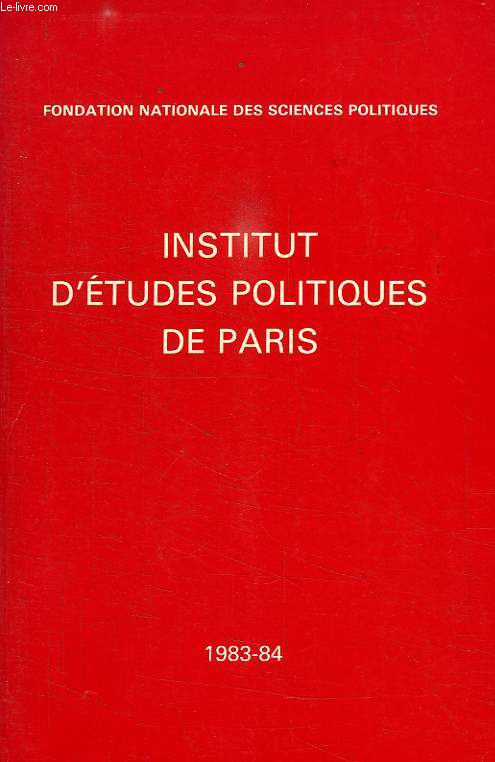 INSTITUT D'ETUDES POLITIQUES DE PARIS, 1983-84