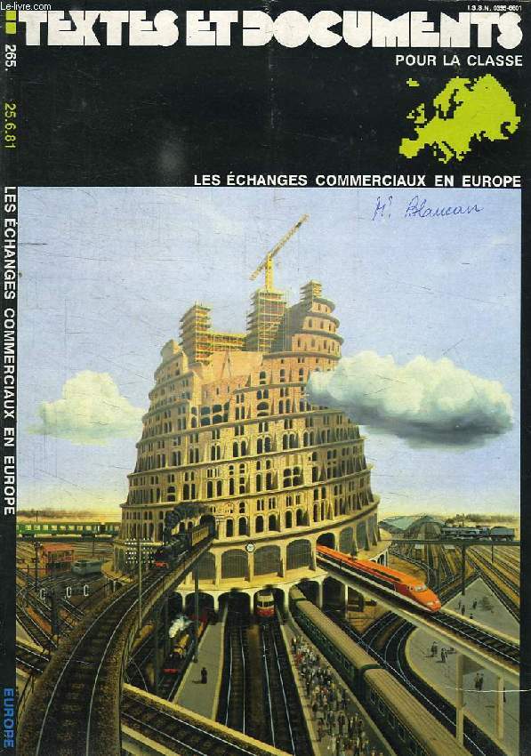 TEXTES ET DOCUMENTS POUR LA CLASSE, N 265, 06-1981
