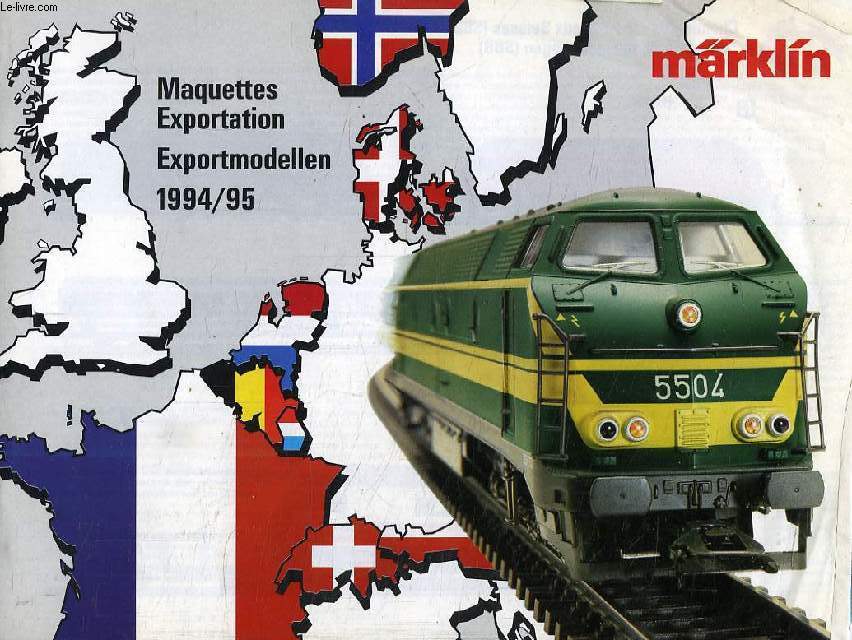 MRKLIN, MAQUETTES EXPORTATION, EXPORTMODELLEN 1994-95
