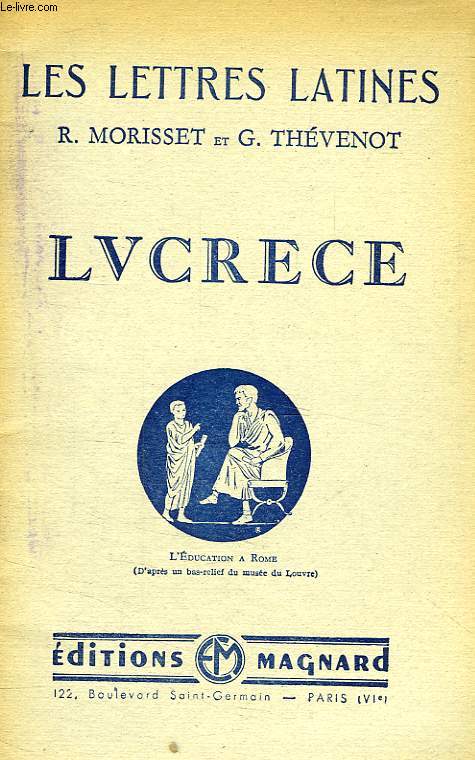 LUCRECE, CHAPITRE VIII DES 'LETTRES LATINES'