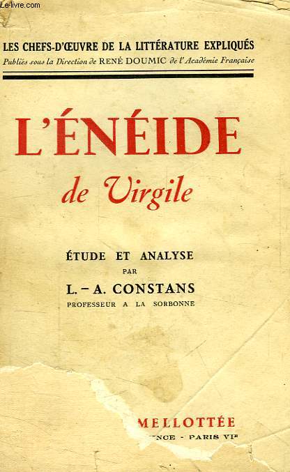 L'ENEIDE DE VIRGILE, ETUDE ET ANALYSE