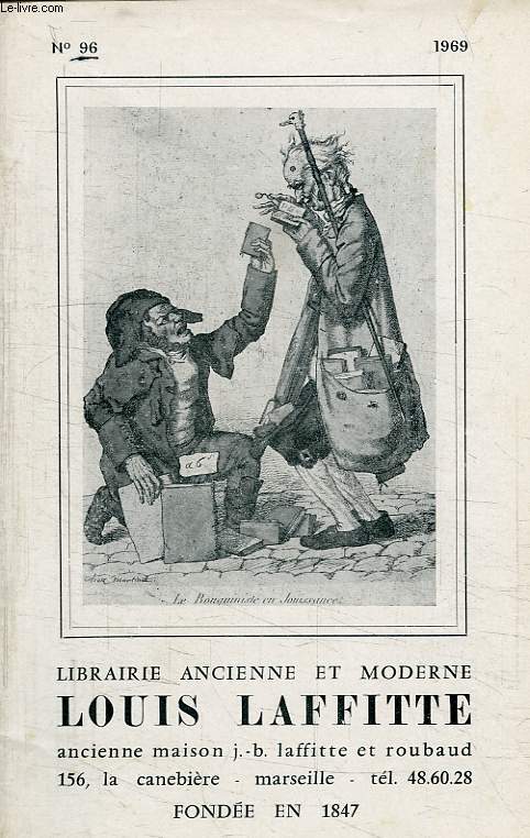 LIBRAIRIE ANCIENNE ET MODERNE LOUIS LAFFITTE, N 96, 1969
