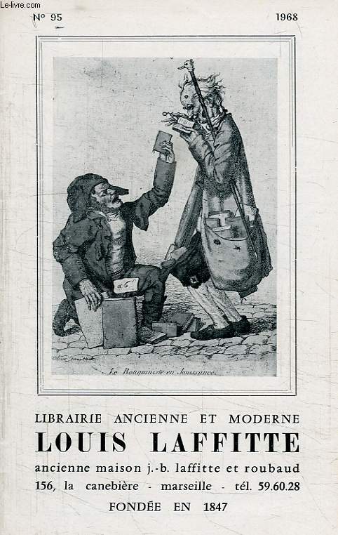 LIBRAIRIE ANCIENNE ET MODERNE LOUIS LAFFITTE, N 95, 1968