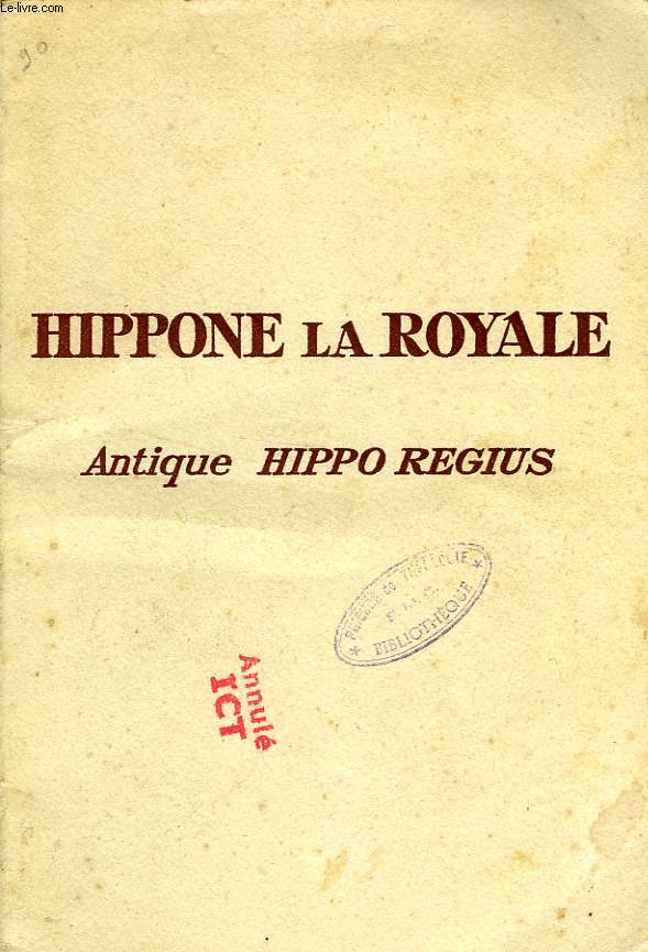 HIPPONE LA ROYALE, ANTIQUE HIPPO REGIUS