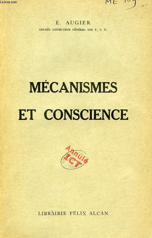 MECANISMES ET CONSCIENCE