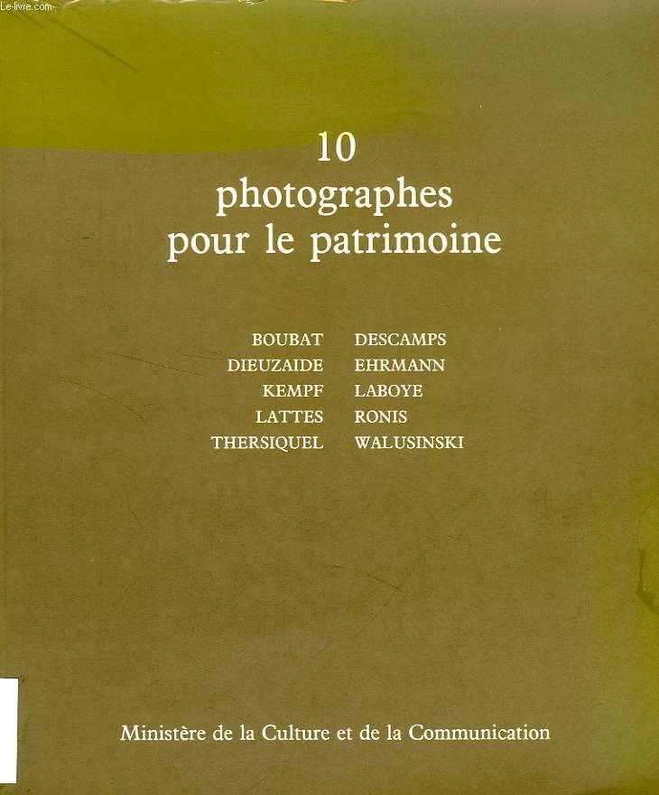 10 PHOTOGRAPHES POUR LE PATRIMOINE