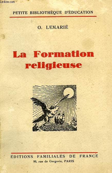 LA FORMATION RELIGIEUSE