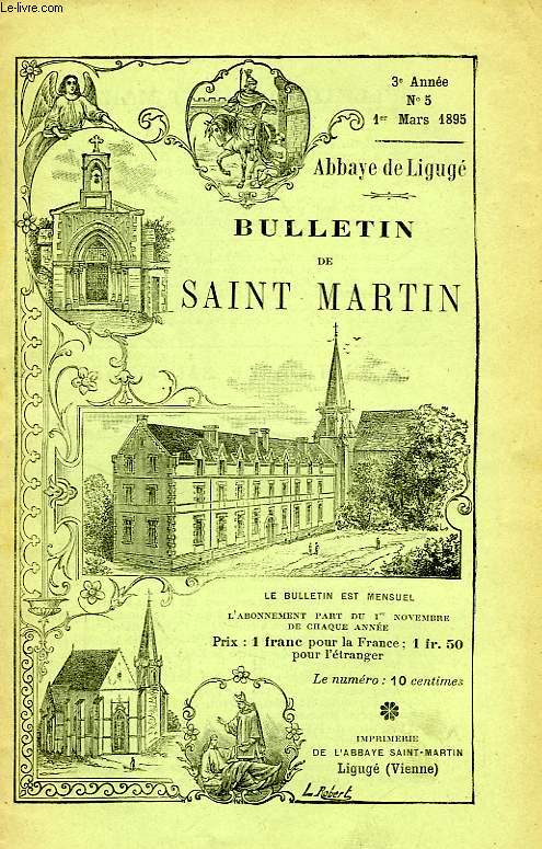 BULLETIN DE L'ASSOCIATION DE SAINT-MARTIN A LIGUGE, 3e ANNEE, N 5, 1er MARS 1895