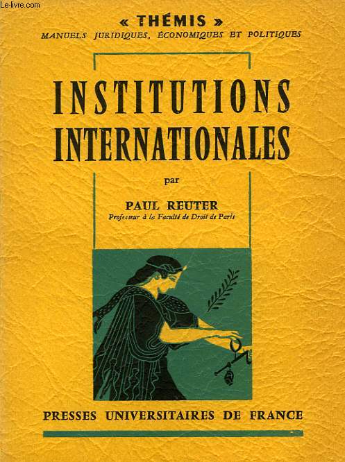 INSTITUTIONS INTERNATIONALES
