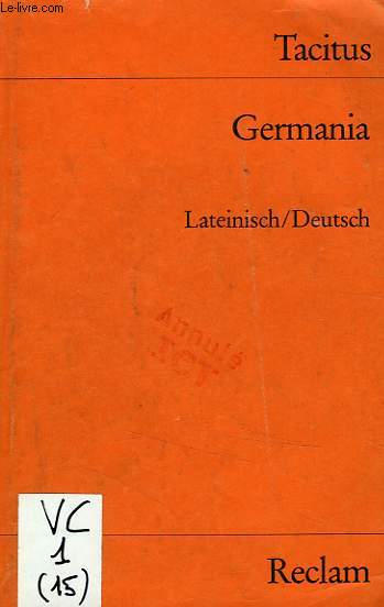 GERMANIA, LATEINISCH/DEUTSCH