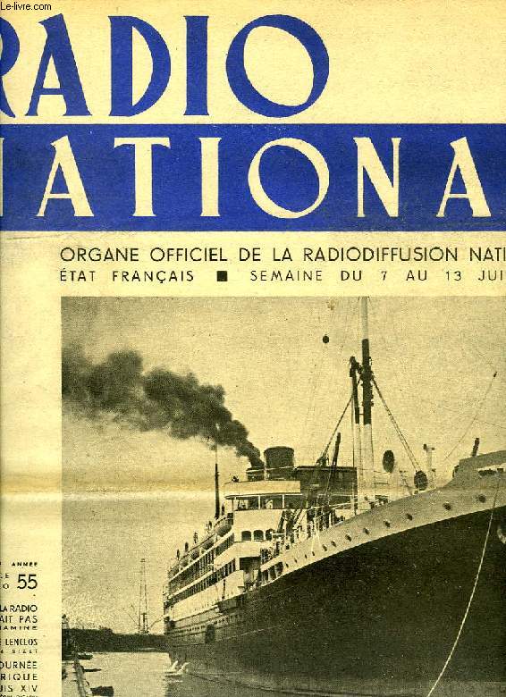 RADIO NATIONAL, N 55, JUIN 1942