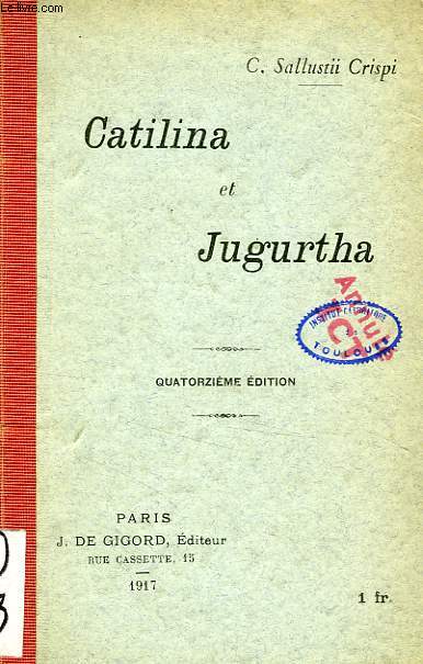CATILINA ET JUGURTHA