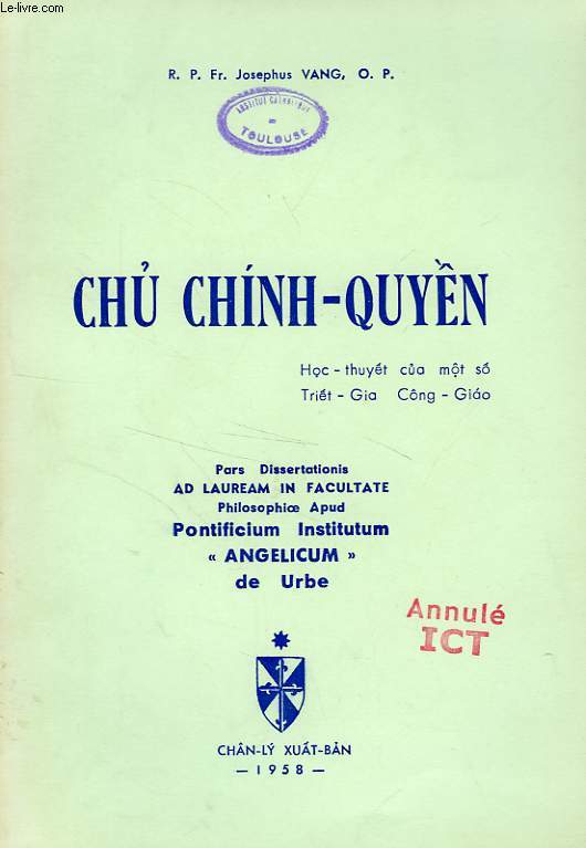 CHU CHINH-QUYEN