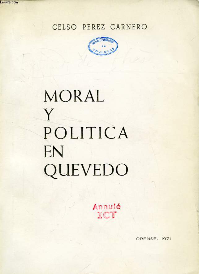 MORAL Y POLITICA EN QUEVEDO