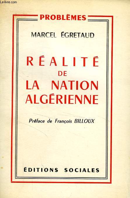 REALITE DE LA NATION ALGERIENNE