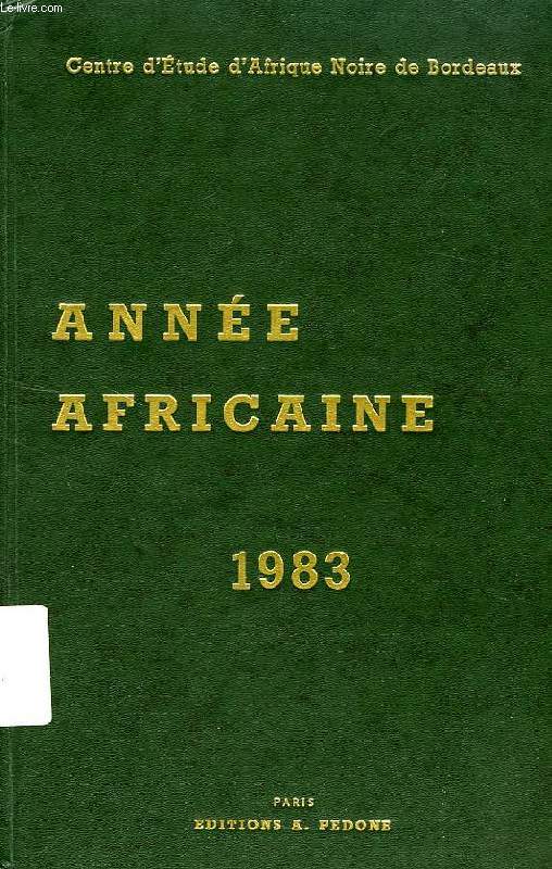 ANNEE AFRICAINE 1983