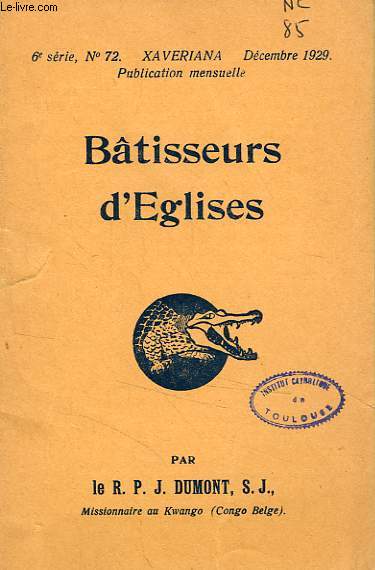 BATISSEURS D'EGLISES