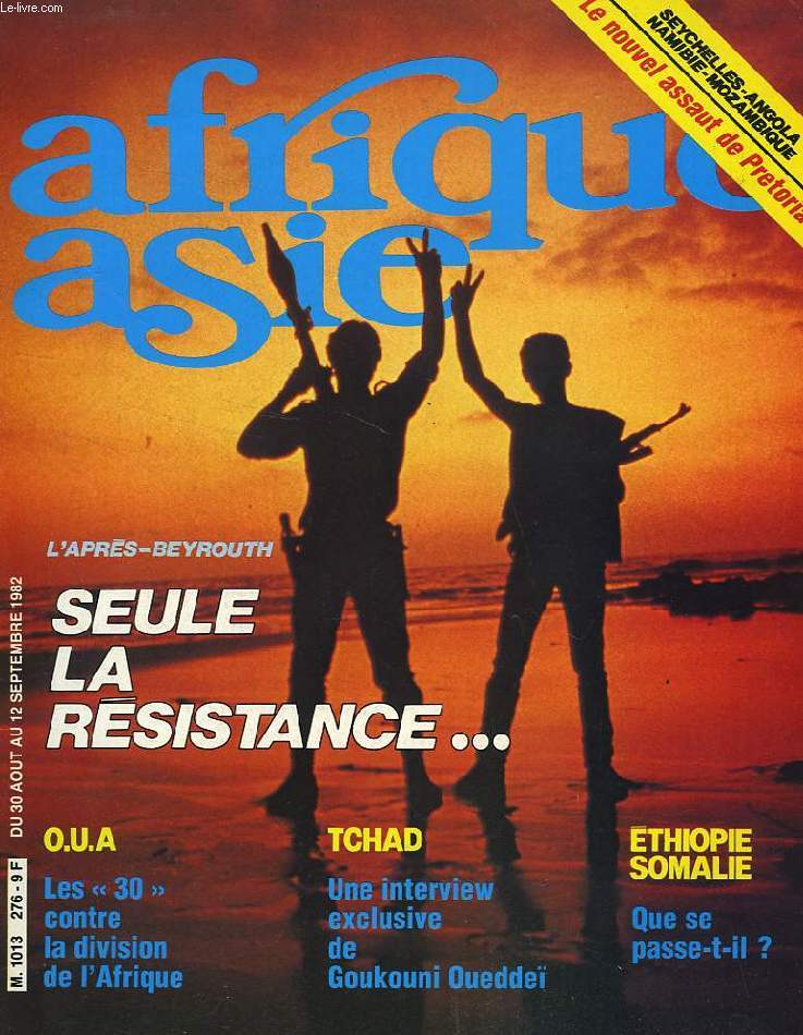 AFRIQUE ASIE, N 276, SEPT. 1982