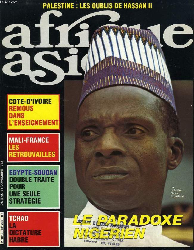 AFRIQUE ASIE, N 282, NOV. 1982