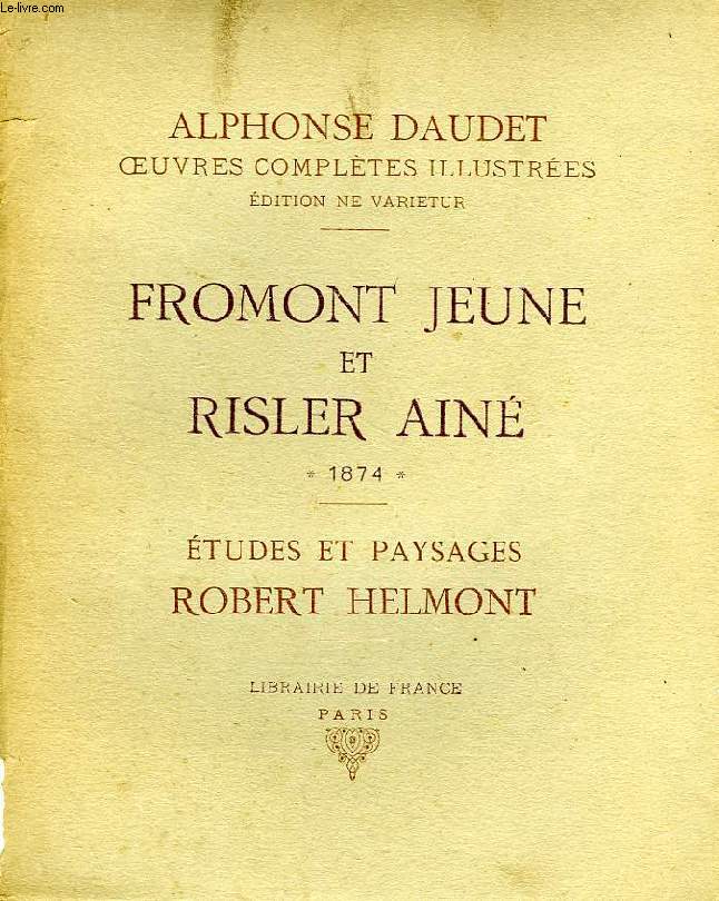 FROMONT JEUNE ET RISLER AINE, MOEURS PARISIENNES, 1874