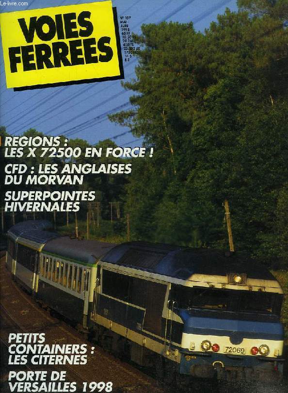 VOIES FERREES, N 107, MAI-JUIN 1998