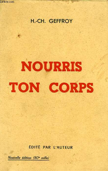 NOURRIS TON CORPS, PRECIS D'HYGIENE ALIMENTAIRE