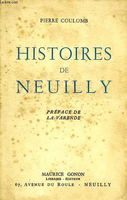 HISTOIRES DE NEUILLY