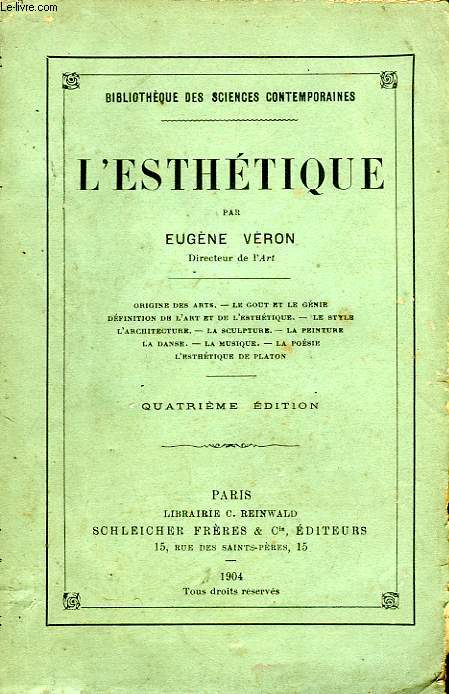 L'ESTHETIQUE