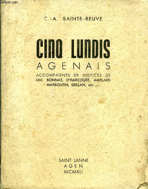CINQ LUNDIS AGENAIS, TOME II