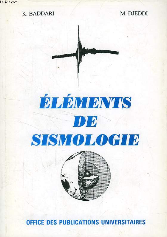 ELEMENTS DE SISMOLOGIE