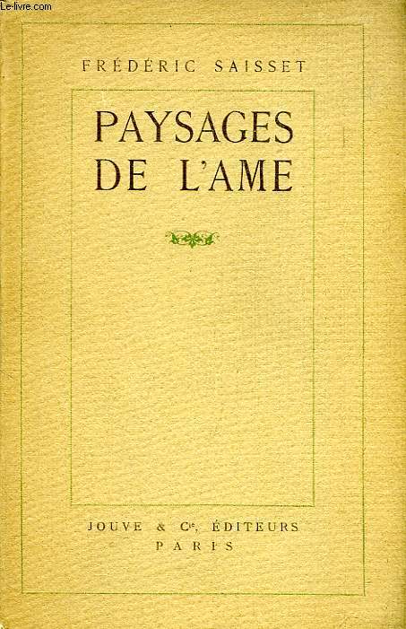 PAYSAGES DE L'AME