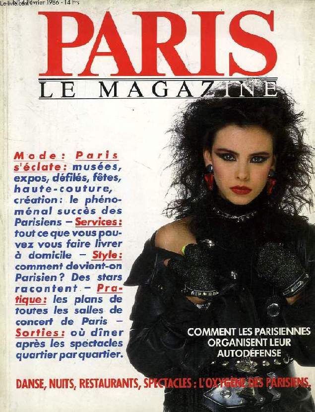 PARIS, LE MAGAZINE, N 4, FEV. 1986