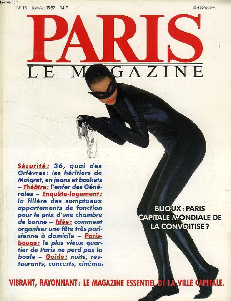 PARIS, LE MAGAZINE, N 15, JAN. 1987