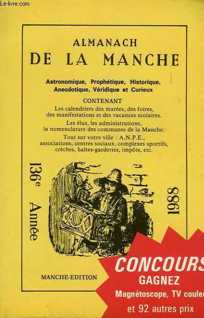 ALMANACH DE LA MANCHE, 136e ANNEE, 1988