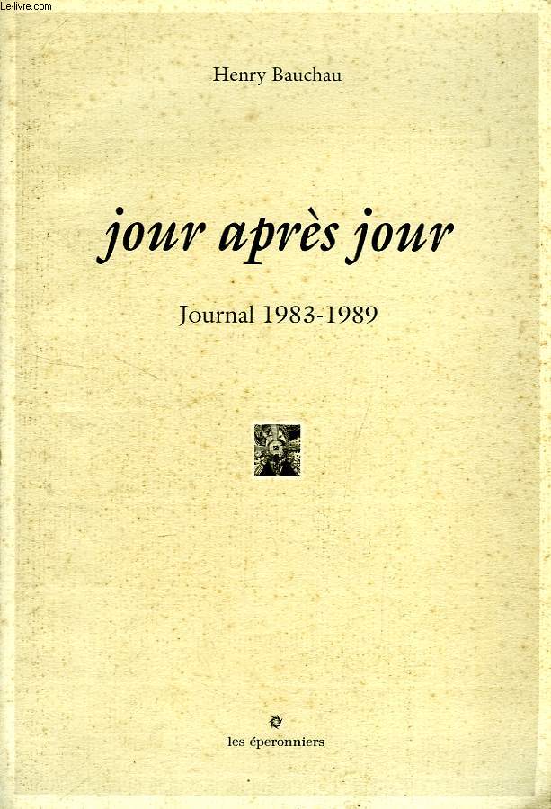 JOUR APRES JOUR, JOURNAL 1983-1989