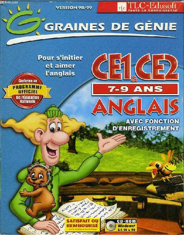 GRAINES DE GENIE, CE1 & CE2, ANGLAIS