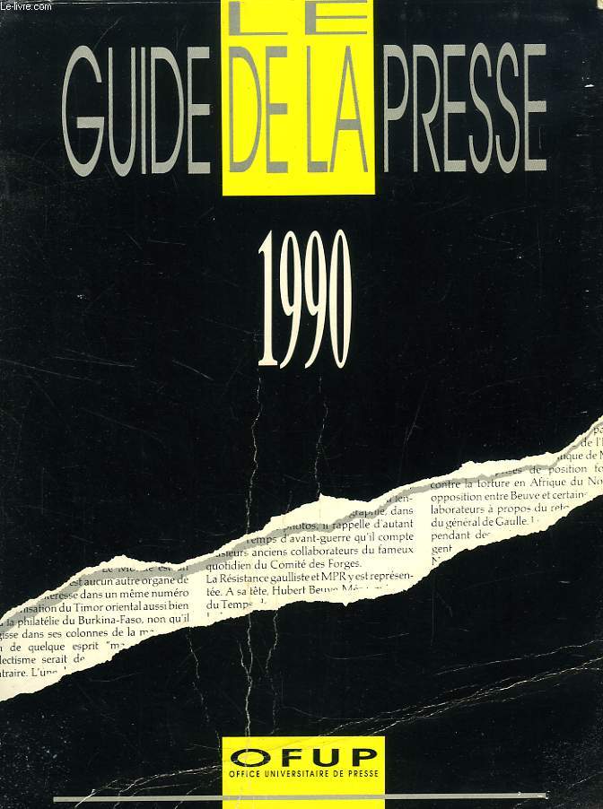 LE GUIDE DE LA PRESSE 1990