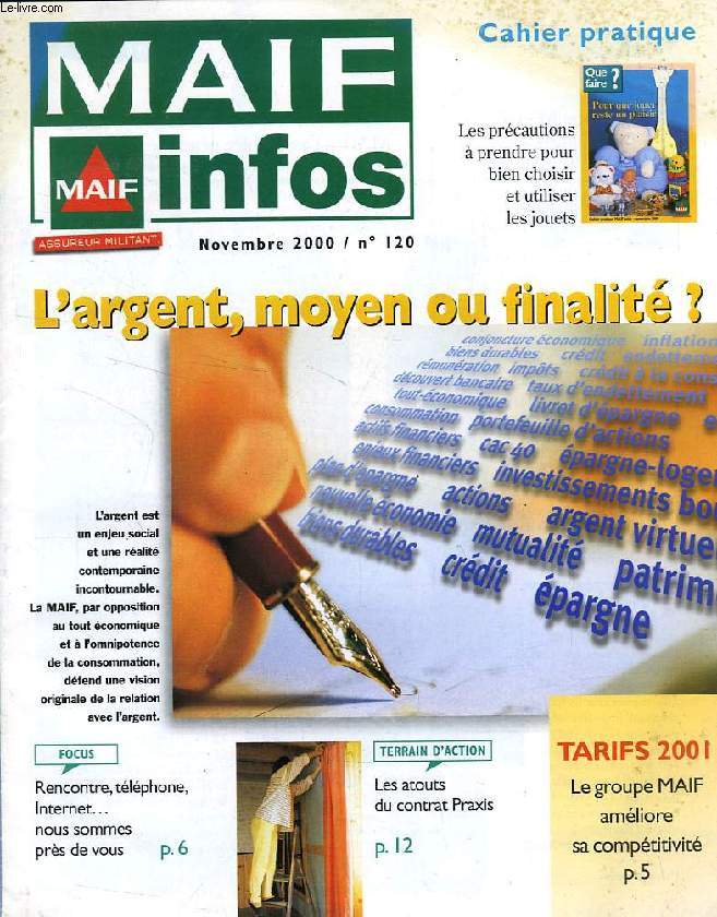 MAIF INFOS, N 120, NOV. 2000