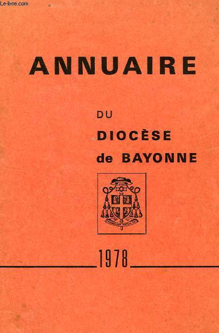 ANNUAIRE DU DIOCESE DE BAYONNE, 1978