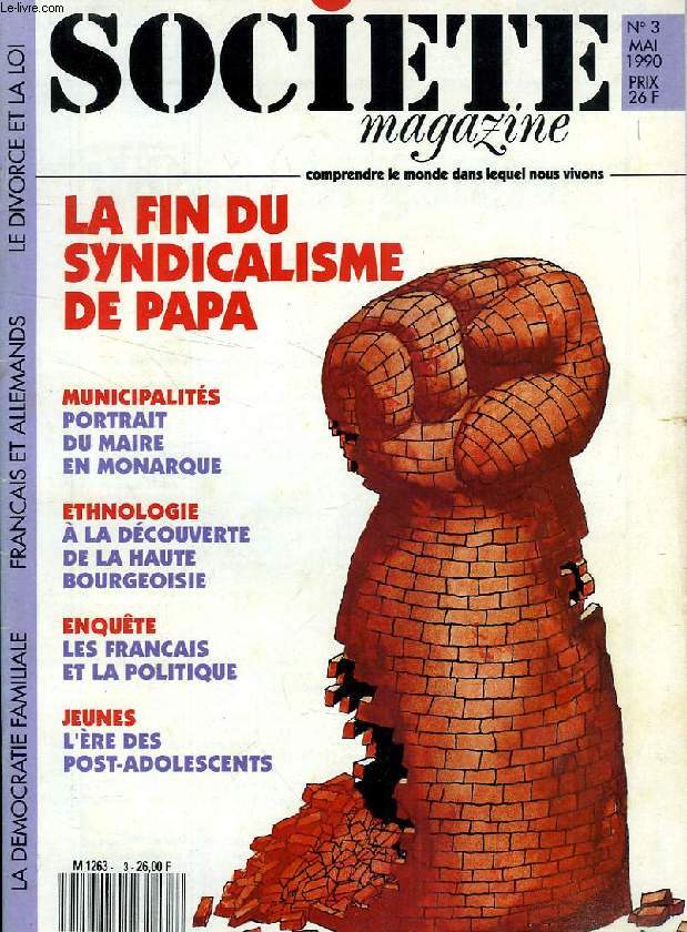 SOCIETE MAGAZINE, N 3, MAI 1990