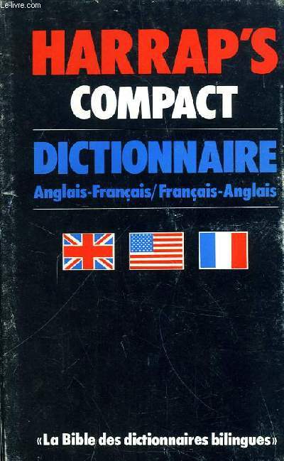 HARRAP'S COMPACT DICTIONNAIRE, ANGLAIS-FRANCAIS, FRANCAIS-ANGLAIS