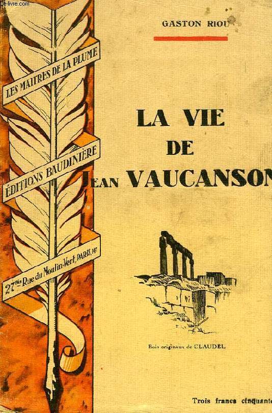 LA VIE DE JEAN VAUCANSON