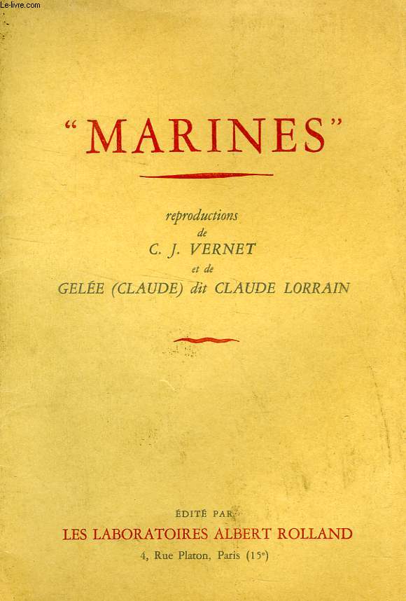 MARINES, REPRODUCTIONS DE C.J. VERNET ET DE CLAUDE GELEE dit CLAUDE LORRAIN