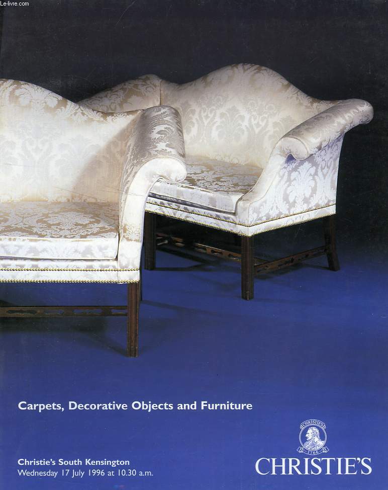 CHRISTIE'S, CARPETS, DECORATIVE OBJECTS AND FURNITURE (CATALOGUE)
