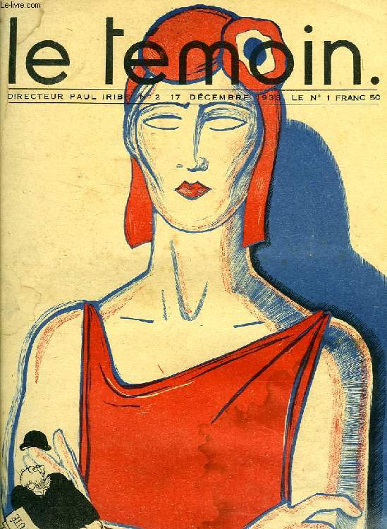 LE TEMOIN, N 2, DEC. 1933, LE PEUR (BLEUE)