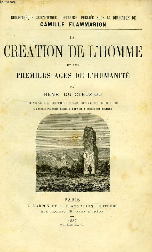 LA CREATION DE L'HOMME ET LES PREMIERS AGES DE L'HUMANITE